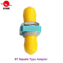 St Simplex quadratischer Metallfaseroptik-Adapter